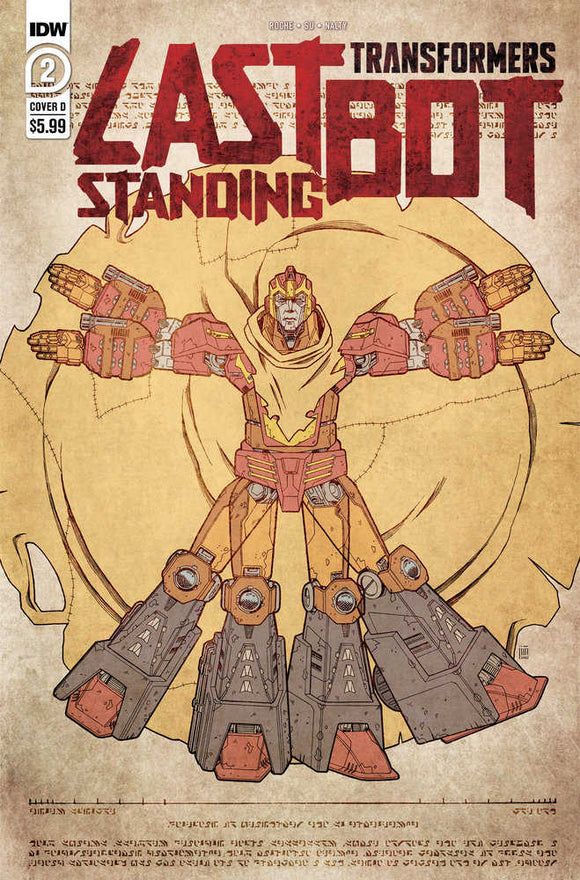 Transformers Last Bot Standing #2 Cover D Stafford