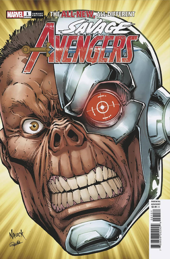 Savage Avengers #1 Nauck Headshot Variant